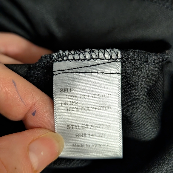 Astr Chevron Maxi Skirt in Black a - Picture 8 of 10